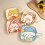 Nordic ceramic handle plate set 4 pieces 7