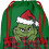 Christmas candy drawstring bag cartoon theme 10 pcs 6
