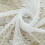 Floral lace sheer curtain panel white 57x71 inch 8