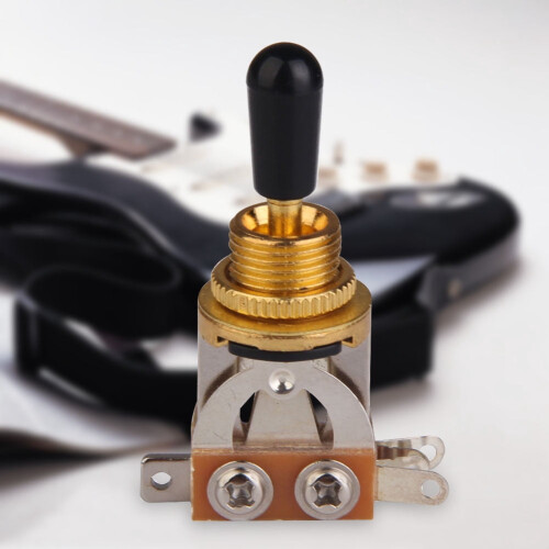 Electric Guitar 3-Way Pickup Switch Gold 2