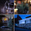 Solar String Lights Outdoor 33FT 100 LED 2-Pack 2