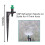 Irrigation Spray Nozzle Head 90 180 360 Degree 3 Pcs 6