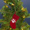 Christmas stocking dog fork pendant holiday decoration 6