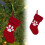 Christmas stocking dog fork pendant holiday decoration 2
