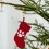Christmas stocking dog fork pendant holiday decoration 4