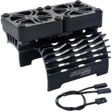 SURPASS HOBBY Ventilador de Resfriamento para Motor RC 40mm, Ventiladores Duplos de Dissipação de Calor para Carro RC 1/5 1/8 1/10 Motor 4068 4076