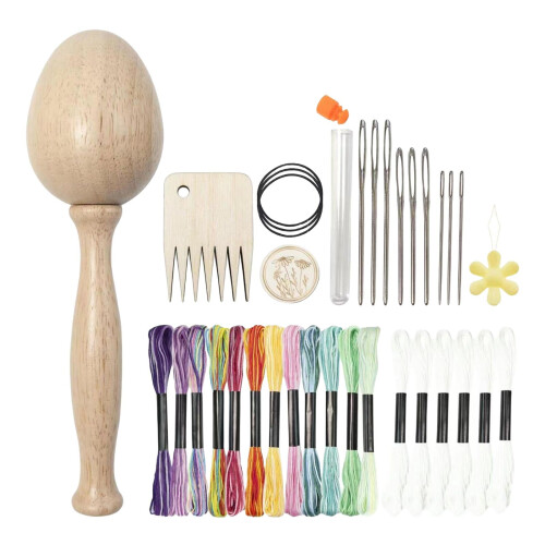 Wooden Darning Egg for Mending Socks and Clothes 2