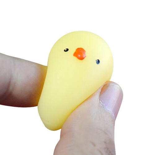 Squishy Stress Ball Yellow Chick Mini Toy 1 Pack 2