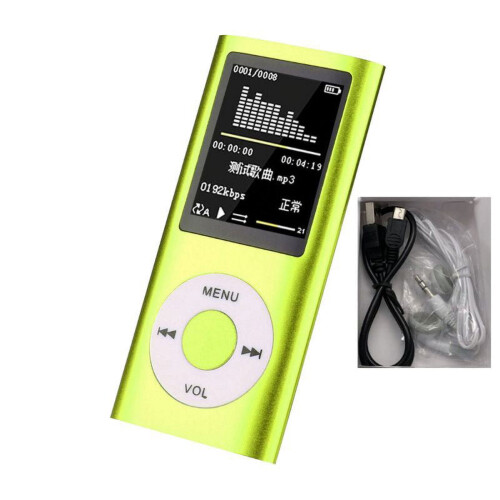 Portable MP3/MP4 Player 1.8-inch LCD Silver 8GB 1