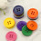 Worallymy plastic sewing buttons round 4-hole 100 pcs 3