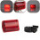 Red Rear Bicycle Tail Light 5-LED Flashing AA Powered 8