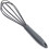 Hand Egg Beater Silicone Whisk Gray 2