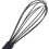 Hand Egg Beater Silicone Whisk Gray 5