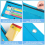 3-Hole Zipper Pencil Pouch for Ring Binders, 30-Pack, 6 6