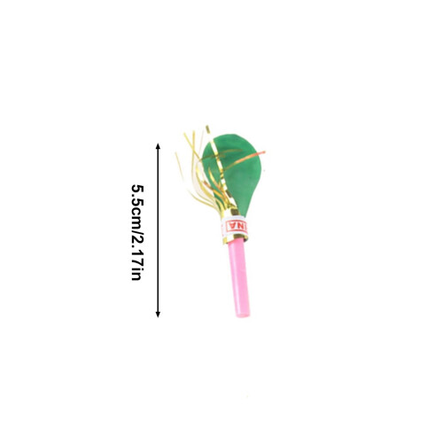 Colorful balloon whistle with blower set 12 pcs 2