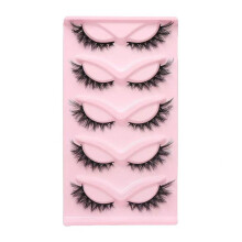 Cat Eye Fox Eyelashes Natural Thick Black Single Piece