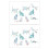 Cat-shaped rainbow prism glass stickers 2 pcs 1