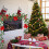 Artificial Rattan Christmas Decoration Snowflake with 4