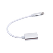 Qianheqian USB-C to USB-A extender cable 1m silver