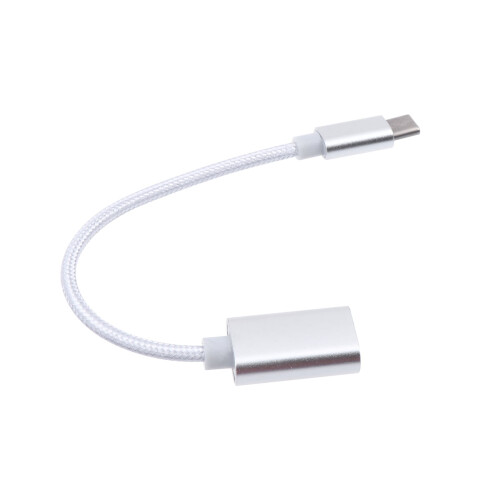 Qianheqian USB-C to USB-A extender cable 1m silver