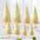 Miniature Artificial Christmas Trees Beige 8 pcs 4