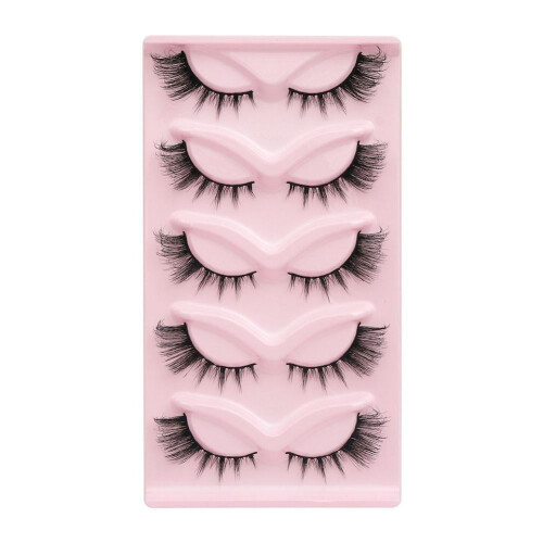 Cat Eye Fox Eyelashes Natural Thick Black Single Piece