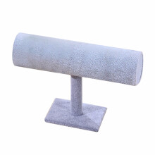 Velvet T-Bar Display Stand for Jewelry and Watches