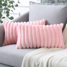 Black and White Striped Pillowcase Set of 2