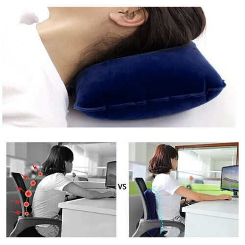 Camping Pillow Inflatable Soft Travel Pillow 1pc 1