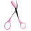 Pink Eyebrow Shaving Scissors Comb 1 Piece 1