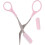 Plastic eyebrow trimming scissors 1 piece 1