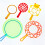 Bubble Wand Set for Kids - 6 Pieces Giant Bubbles 8
