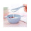Kids Bowls Set with Spoons Wheat Straw Small 4-Piece 6
