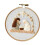 Christmas Embroidery Kit with Hoop and Threads, 1 Set 2