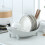 WINDLAND oval dish drying rack with utensil holder and 4