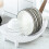 WINDLAND oval dish drying rack with utensil holder and 8