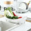WINDLAND oval dish drying rack with utensil holder and 6