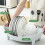 WINDLAND oval dish drying rack with utensil holder and 7