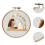 Christmas Embroidery Kit with Hoop and Threads, 1 Set 6