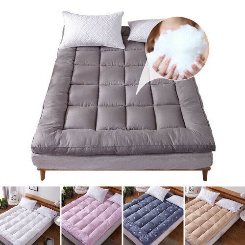 Quilted fitted mattress pad twin size