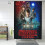 Stranger Things shower curtain 66x72 in with hooks 7