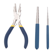 Jewelry Winding Tool Set with Mandrel and 6-in-1 Bail Pliers