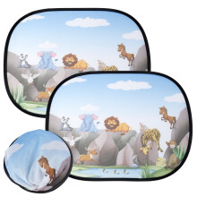 Solar Protection Car Side Window Sunshade 2 Pack Animal