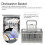 Dishwasher Cutlery Basket Universal 8-Compartment 7