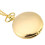 Classical Quartz Pocket Watch with Chain Gold 1pc 8