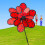 Kids toy double layer beetle wind spinner pinwheel 5