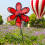Kids toy double layer beetle wind spinner pinwheel 7
