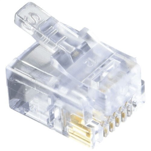 Platinum Tools EZ-RJ12/11 Long Tab Connector 50-Pack