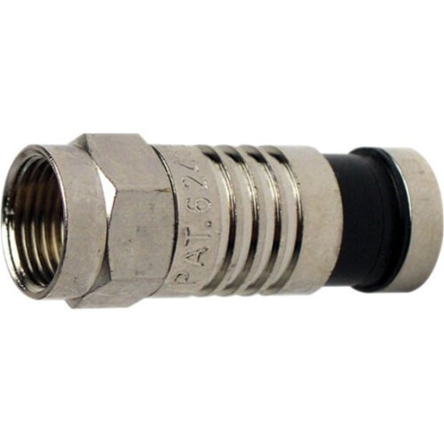 Platinum Tools RG59 Compression Connector Nickel Plated