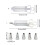 WINDLAND icing dispenser with 5 nozzles for cupcakes and 3